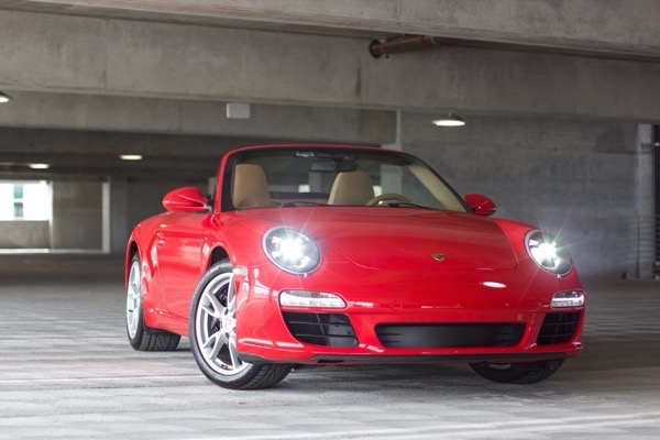 Front three-quarter with headlights on